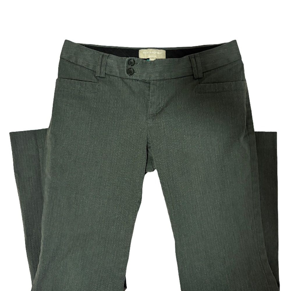 Banana Republic Dark Green Boot Cut Pants
